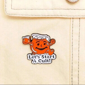 Funny red Kool aid Man cult enamel pin brooch charm for bag purse women's handba